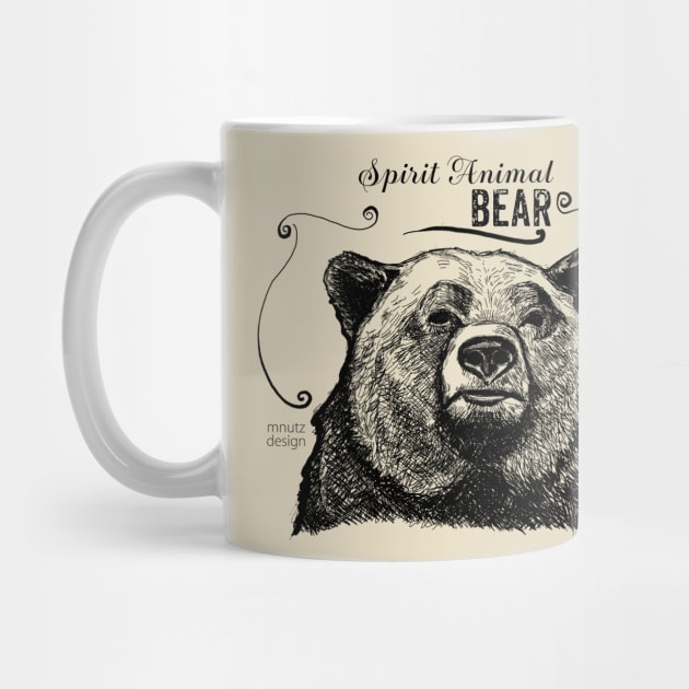 Spirit animal - bear black by mnutz